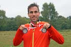 Ryan McLeod (Tipton) ran the fastest leg of the day in the senior mens 6 stage relay at the ERRA Mens 6 and Womens 4 Stage Road Relays, Sutton Park, Birmingham Road Relays.